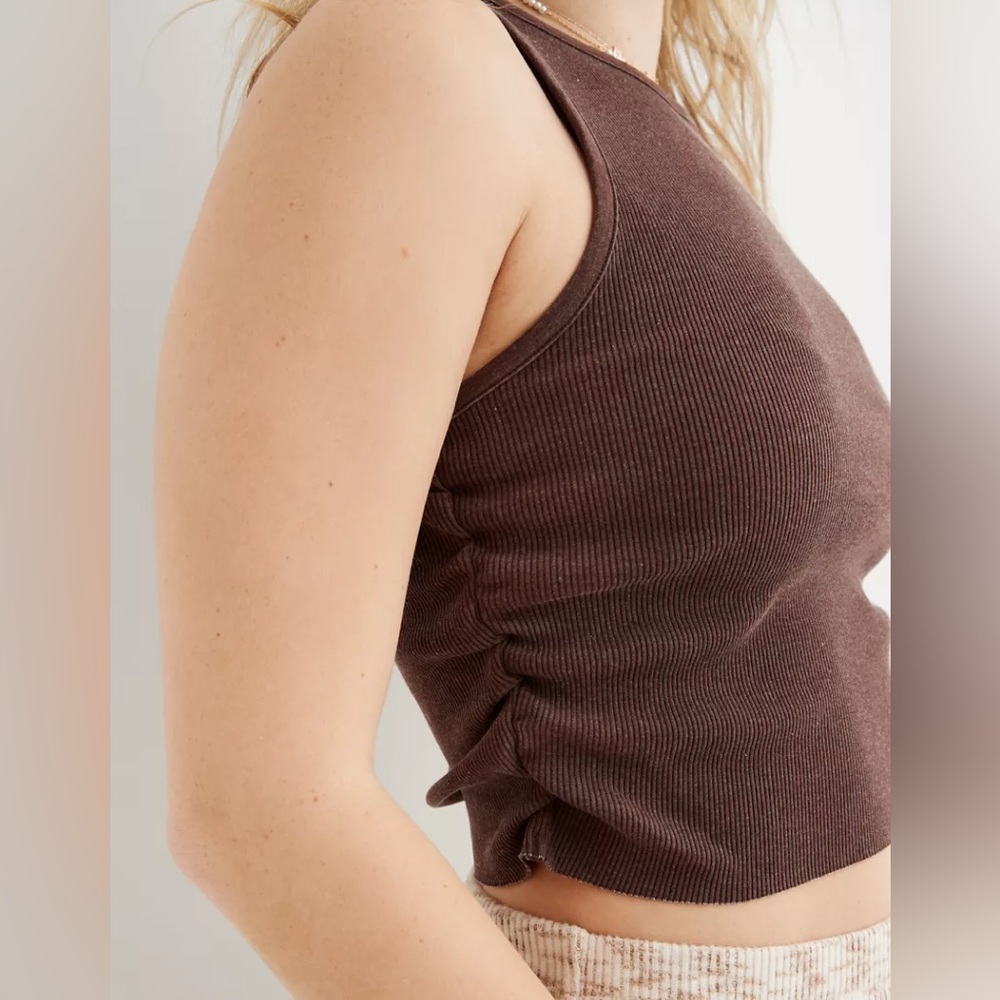 AERIE Rouchy Rib Tank Top - Picture 3 of 4
